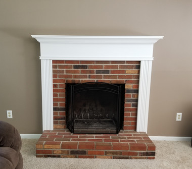 Wood Fireplace Mantels | Builder Mantels | Monticello Standard | MantelCraft The Monticello Standard Size