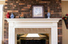 Leesburg Fireplace mantel painted white