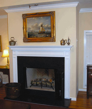 A satisfied customer sent in this photo of his beautiful mantel installation. Thank you!