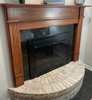 Shippensburg stained in oak
