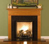 The Sterling has simple clean lines with dentil molding.