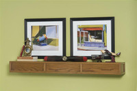 The Craftsman shelf can be ordered without corbels.