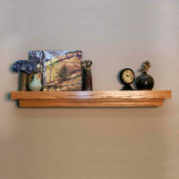 The Hanson fireplace mantel shelf features clean lines