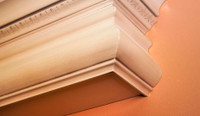 The bottom of this mantel shelf, also call the 'lookout,' is slightly recessed