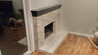 Modern shelf in matte black