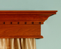 Plymouth Cornice, with Dentil Molding...representative of the style