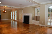 This version without Recessed Panel Trim has a more contemporary look.  Add a note during checkout for 'No recessed panel trim'