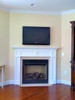 A customer supplied us with this photo after installing there Concord mantel, painted white