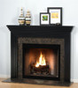 Shown here with a Modern Mantel Shelf.