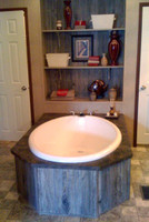 Weathered and Aged Cedar Paneling for a rustic, cozy feel