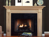 The Harrisburg mantel in maple with natural finish.
