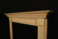 Mocha Glaze Finish on the Harrisburg Mantel