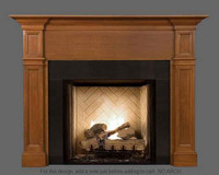 To order without this mantel with a straight breast simply enter "no arch" as a note just prior to clicking the "add to cart" button