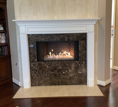 Hillsboro with gas fireplace.
