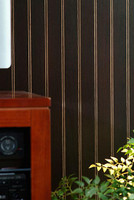 Detail of Black Hills beadboard paneling