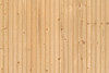 Beaded Rustique Pine Paneling, in 32" High wainscot height.  Distinctive knotty pine look