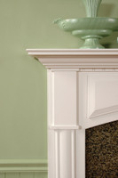 Detail image of the Lexington fireplace mantel.