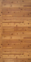 Western Red Cedar plank wall paneling.  Full 4x8 panels