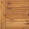 Detail of our Western Red Cedar plank wall paneling