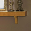 The Shaker Box mantel shelf, with solid wood corbels and clean line styling