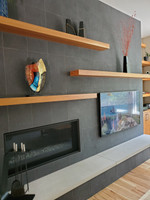 Shaker Box modern floating shelves
