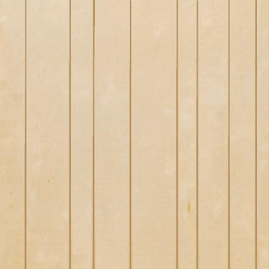 Random Plank 9-groove unfinished birch veneer paneling