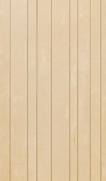 Random Plank 9-groove unfinished birch veneer paneling