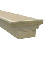 Shown with raised protective edge top shelf