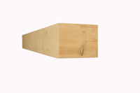 Appalachian mantel shelf in white pine unfinished