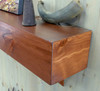Rustic Lincon shelf stained Cinnamon