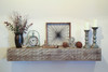 the Nantucket shelf shown in the custom finish Beach House Gray.