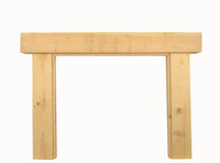 The Shenandoah is constructed from pine lumber with all the joints mitered to give the appearance of a solid beam but without all the weight.