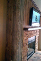 Weathered and Aged Cedar Paneling for a rustic flare in your man-cave
