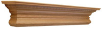 The Manorville Mantel Shelf features embossed egg and dart molding