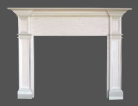 Shown in unfinished paint grade.