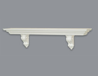 Monarch shelf painted white