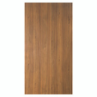Teak Fluted Wall paneling makes a clean bold modern statement. This versatile panel can be used on ceilings or walls.