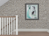 Gray Brick wall paneling adds a modern look to any room in your house.