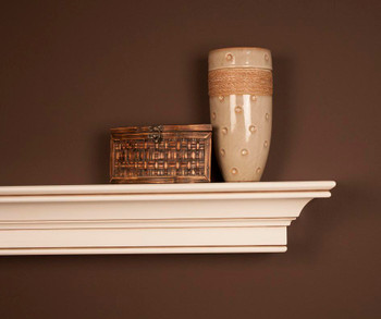 The Stratford Mantel Shelf featuring our Hazelnut Glaze finish