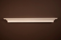 The Stratford Mantel Shelf featuring our Hazelnut Glaze finish