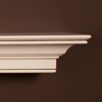 Detail of the moldings used on the Stratford mantel shelf