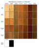 Wood Mantel Shelf Stain and Finish Color Chart