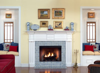 The Colonial fireplace will compliment any room in your house.