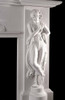 Canova's Dancing Girls featured in the Italian Marble Mantel.