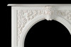 The Andrea Neo Palladian marble fireplace mantel
