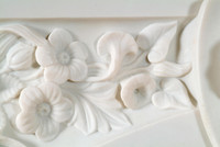 The Andrea Neo Palladian marble fireplace mantel