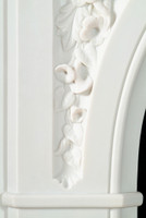 The Andrea Neo Palladian marble fireplace mantel