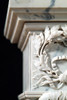 Fine details are featured on our Louis XVI marble mantel