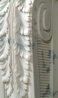 French marble mantel with classic design elements.