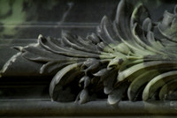 The Fontaine fireplace mantel acanthus leaf spray